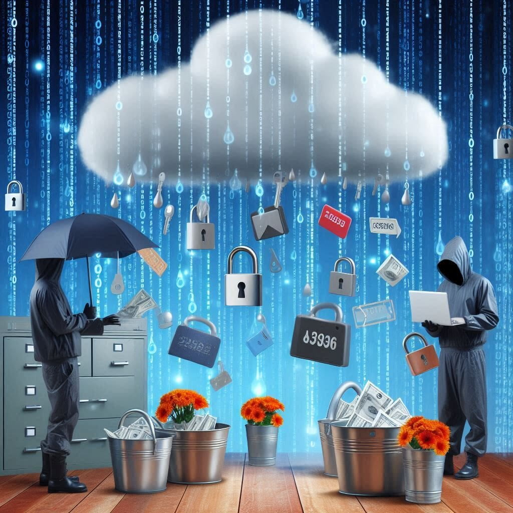 Raining passwords and secrets while hackers collect information